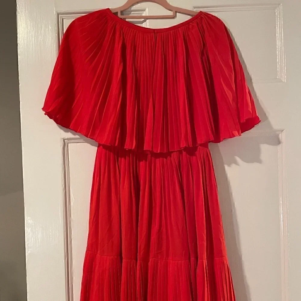 𝅺❤️ Kate Spade Pleated Cape Dress - size 00​ - Picture 4 of 6